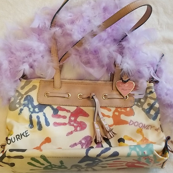 Dooney & Bourke Handbags - Dooney and Bourke Handprint Multicolored Purse